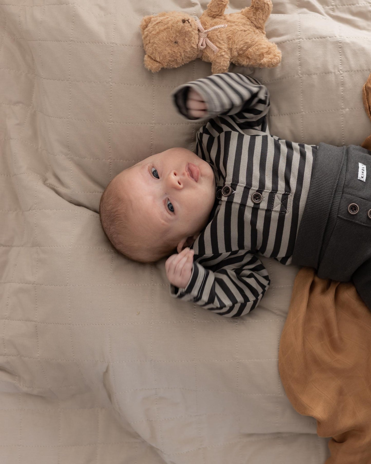 stripes baby bodysuit