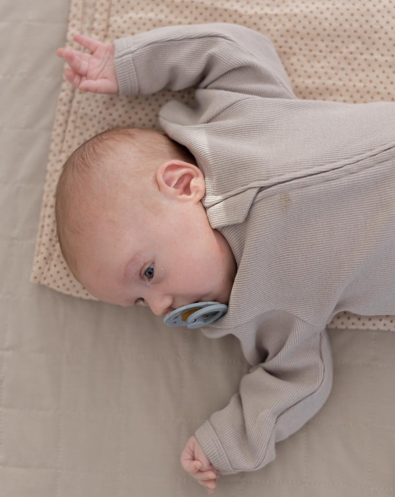 ribbed baby sleepsuits